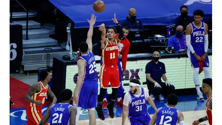 De la mano de Trae Young los Hawks desnivelaron la serie 3-2 a su favor ante los 76ers.