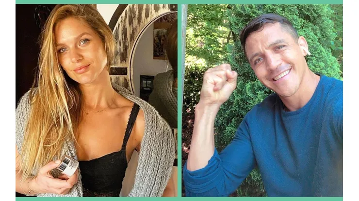 Mayte Rodríguez y Alexis Sánchez.
