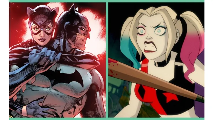 El cómic de Batman Catwoman y la serie de Harley Quinn.
