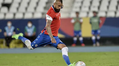 Vidal y su penal ante Argentina