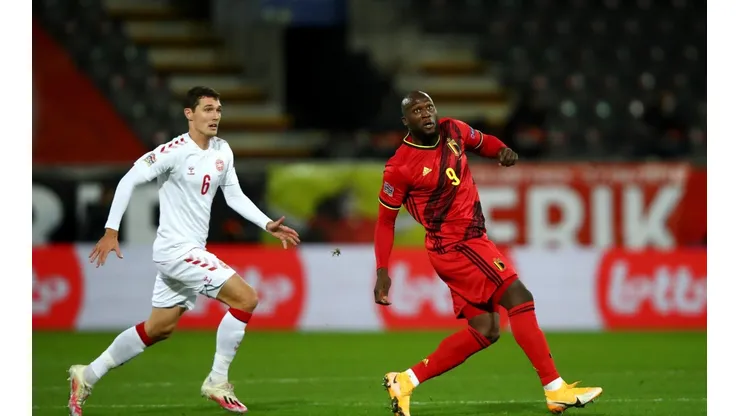 Lukaku enfrentará a la selección de su compañero y amigo, Christian Eriksen.