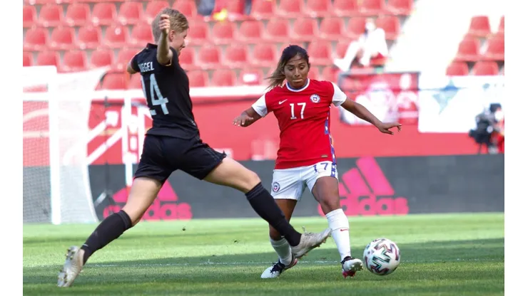 La defensora quedó conforme por el empate conseguido con Alemania.
