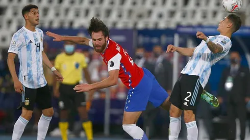 Ben Brereton en su debut frente a Argentina en Copa América