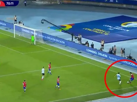 "Beckenbauer", la aplaudida jugada de Maripán contra Messi