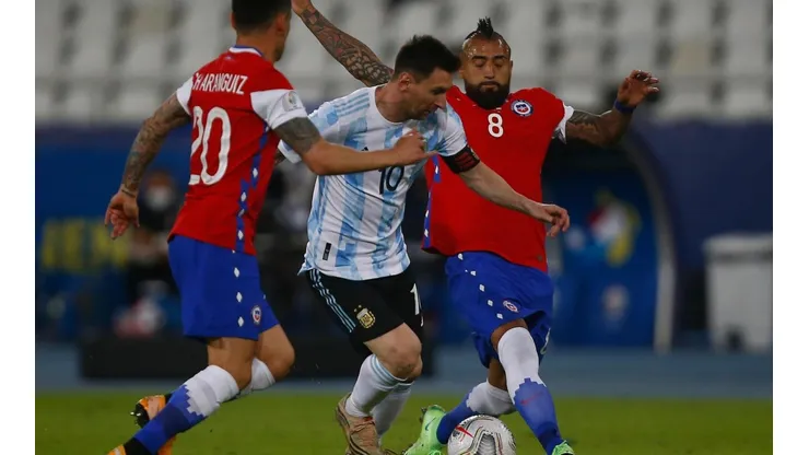 Leo Messi no quedó conforme con el empate de Argentina