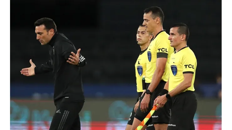 Lionel Scaloni no se fue satisfecho tras el empate frente a Chile