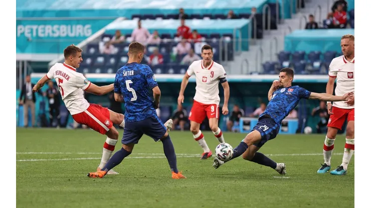 Polonia y Robert Lewandowski no pudieron: triunfo de Eslovaquia en el debut por la Eurocopa.