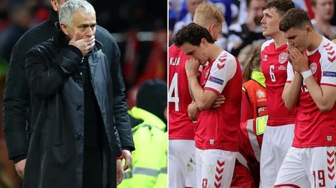 Mou dirigió a Eriksen en los Spurs, por lo que su desmayo le causó conmoción.