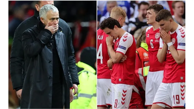 Mou dirigió a Eriksen en los Spurs, por lo que su desmayo le causó conmoción.