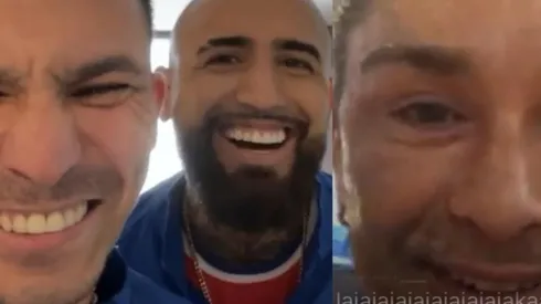Gary, Vidal y el Chino pelusearon un rato en sus redes sociales