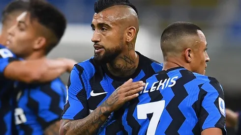 Arturo Vidal y Alexis Sánchez se coronaron campeones del fútbol italiano con el Inter de Milán