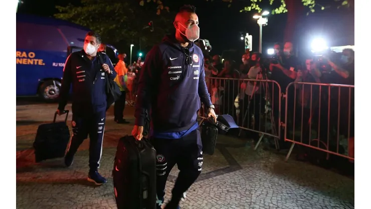 Vidal lideró la llegada de la Roja a Brasil