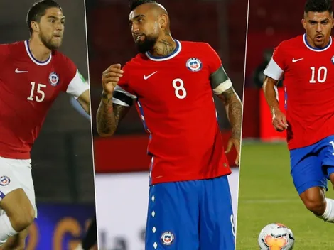 Lasarte prueba formación con Sierralta, Vidal y Pinares