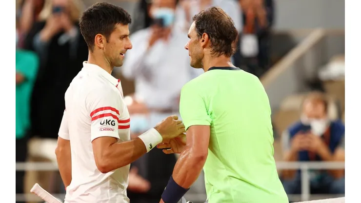 Nole y Rafa jugaron un partidazo