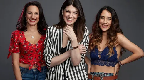 Blanca Lewin, Paloma Moreno y Elisa Zulueta, las protagonistas de La Torre de Mabel, de Canal 13.