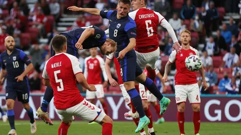 Joel Pohjanpalo marcó el gol en el único remate al arco de Finlandia.