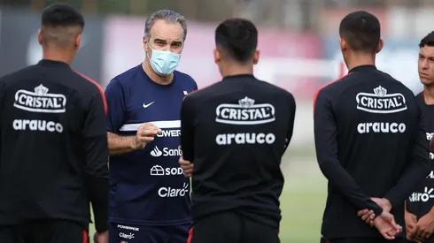 Lasarte trabajó en dos microciclos desde su llegada a la Roja
