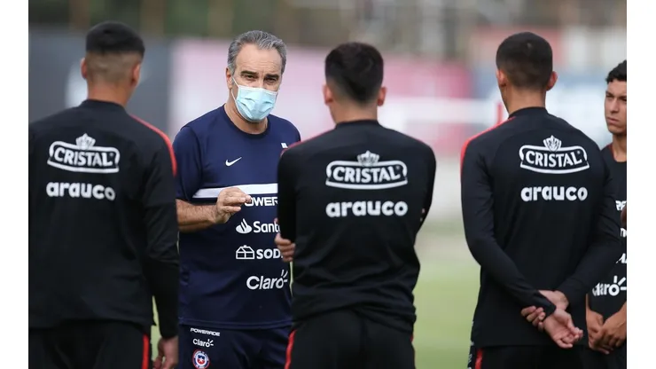 Lasarte trabajó en dos microciclos desde su llegada a la Roja