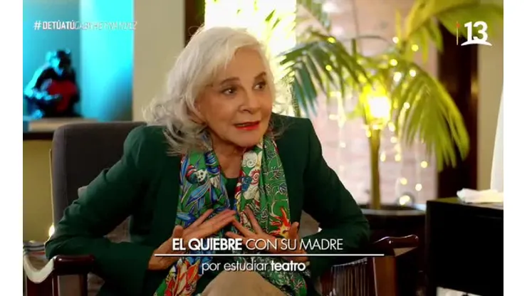 La actriz estuvo presente en De tú a tú