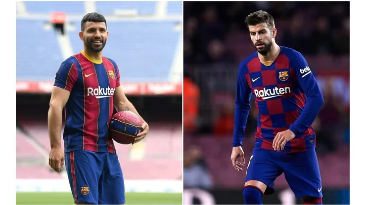 Piqué reveló que siempre mantiene contacto con el Kun a través de redes sociales.