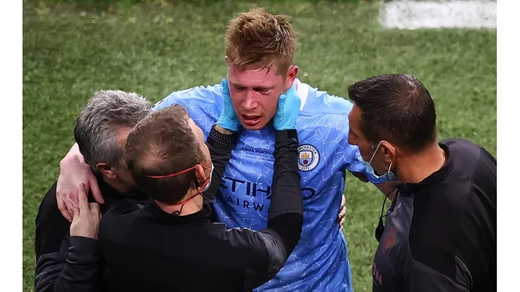 El belga sufrió una doble fractura facial en la final de Champions entre el City y el Chelsea.