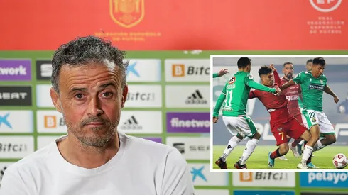Luis Enrique se acordó de la competencia chilena en conferencia