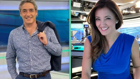José Luis Repenning y Priscilla Vargas, los condutores de Meganoticias.