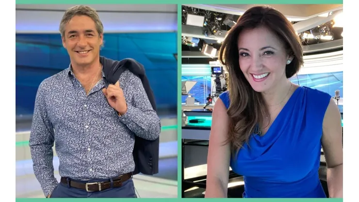 José Luis Repenning y Priscilla Vargas, los condutores de Meganoticias.