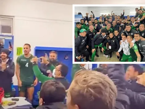 Éxtasis en el camarín: "¡Viva mi patria Bolivia!"