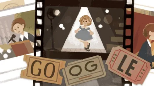 La niña dorada de Hollywood fue recordada por Google.