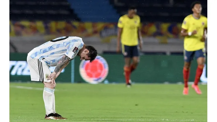 Messi fue otro de los que lamentó el empate con Colombia