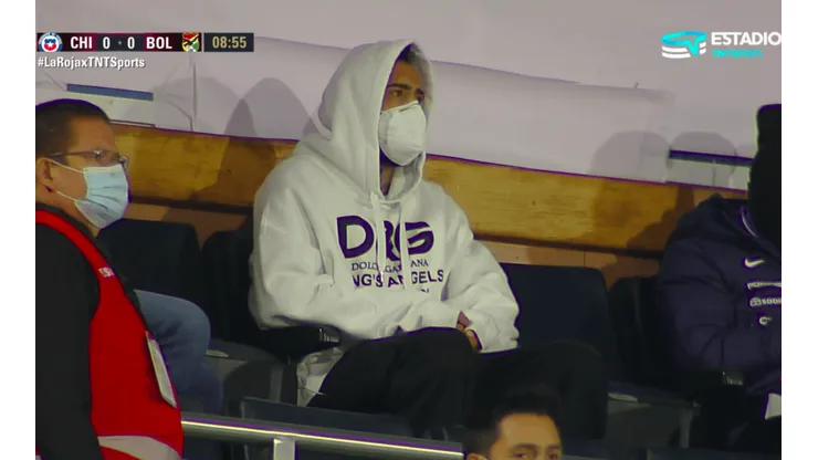 El King llegó al estadio
