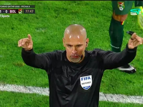 Aquino cobra un penal contra Chile tras llamado del VAR