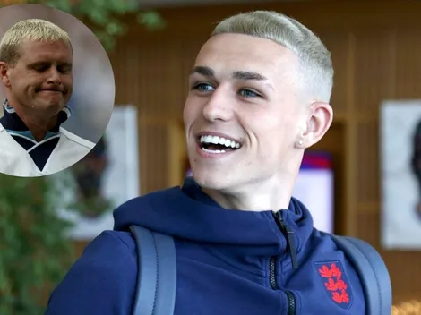 Foden la rompe con su corte de pelo en homenaje a Gascoigne