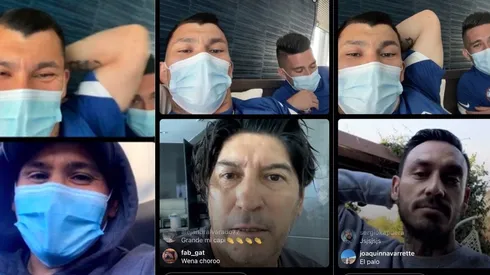 Gary Medel se lució en un live junto a Humberto Suazo, Iván Zamorano y Mauricio Pinilla