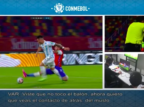 Conmebol libera audios del VAR en el penal de Chile ante Argentina