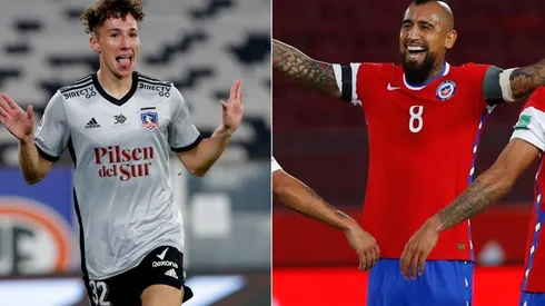 Vidal festejó con todo el gol de Arriagada ante La Serena