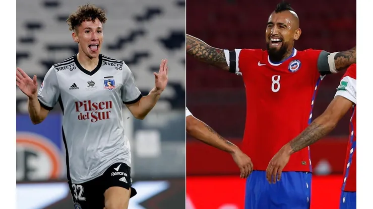 Vidal festejó con todo el gol de Arriagada ante La Serena