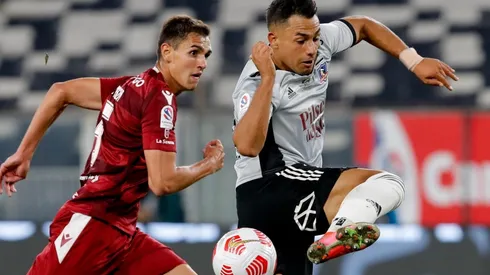 Colo Colo y Deportes La Serena durante su partido en el Monumental por el Campeonato Nacional.