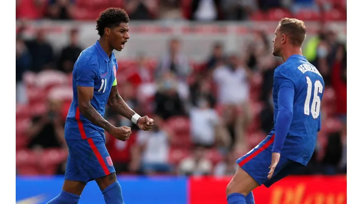 Rashford fue el autor del único gol inglés