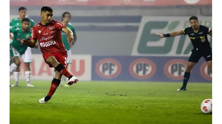 Nicolás Guerra marcó el único gol del encuentro por la vía del penal.