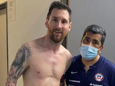 Utilero de la Roja tampoco perdonó una foto con Messi