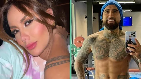Sonia Isaza y Arturo Vidal