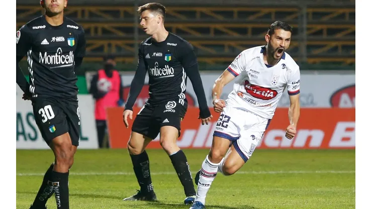 Guerreño celebra uno de sus goles frente a O'Higgins