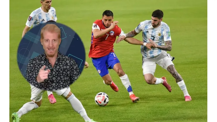 Martín Liberman llena de flores a la Roja tras el empate de Argentina y Chile.