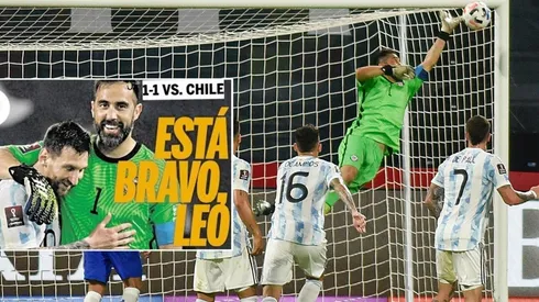 El medio argentino destacó la brutal performance del arquero chileno.