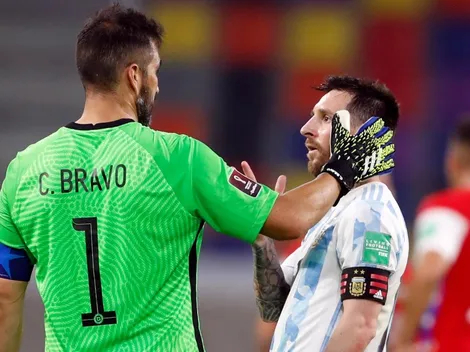 Prensa argentina: "Messi chocó con la muralla Bravo"
