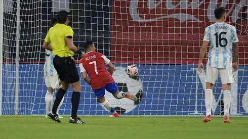 El Niño Maravilla marcó el 1-1 del empate ante los trasandinos.