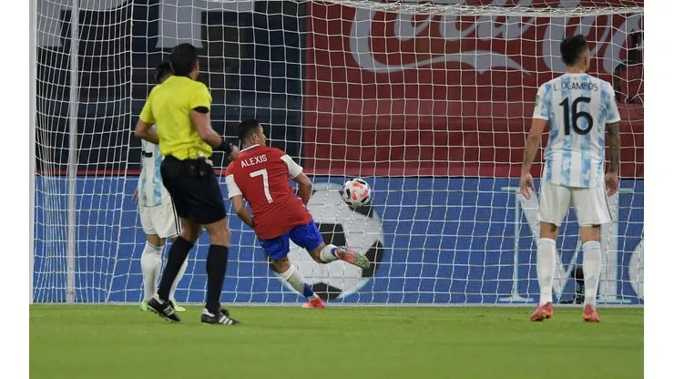 El Niño Maravilla marcó el 1-1 del empate ante los trasandinos.