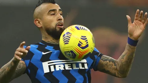 Vidal recibe mensaje de apoyo del Inter.